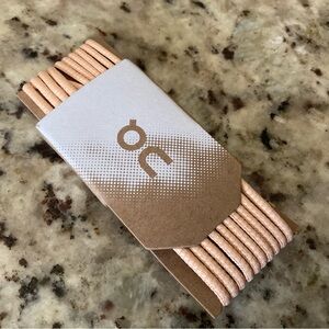 New On Cloud Running Replacement Shoe Laces Cobble Peach